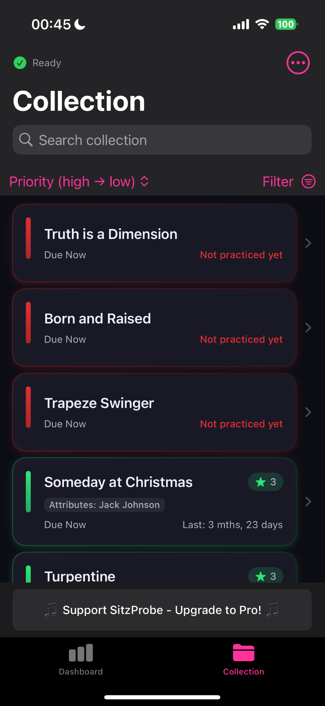 SitzProbe Interface